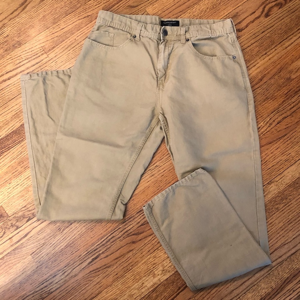 Banana Republic Linen Chinos